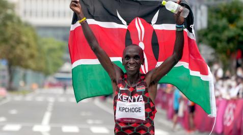 atleta kenia Eliud Kipchoge atleta kenia Eliud Kipchoge
