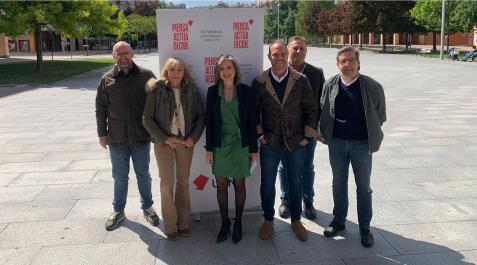 Acto de campaña de Cristina Ibarrola (UPN) y su equipo Cristina Ibarrola