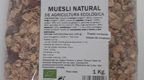 muesli_4 Muesli que contiene trazas de mostaza que no están indicadas en el etiquetado