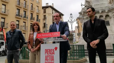 Javier Esparza Javier Esparza, candidato de UPN a la Presidencia del Gobierno de Navarra.
EUROPA PRESS
24/05/2023