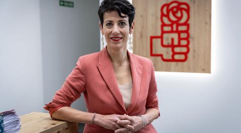 Elma Saiz Elma Saiz en la sede del Partido Socialista de Navarra
