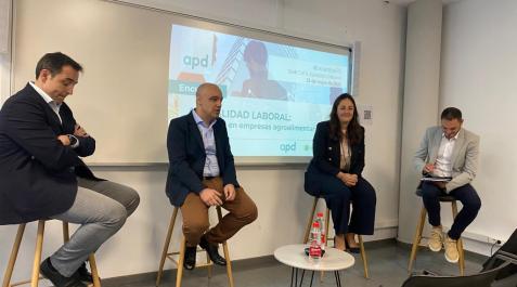 cnta empleo agroalimenmtacion Desde la izquierda: Diego Galilea, Pedro Marín, Covadonga y