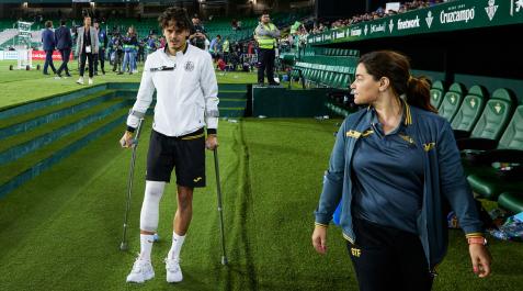 Enes Ünal tras el partido contra el Real Betis Enes Ünal tras el partido contra el Real Betis