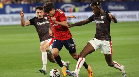 Abde supera a Zarraga y Nico Williams Osasuna - Athletic