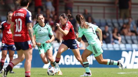 Imagen del encuentro entre Osasuna Femenino y Granada./
