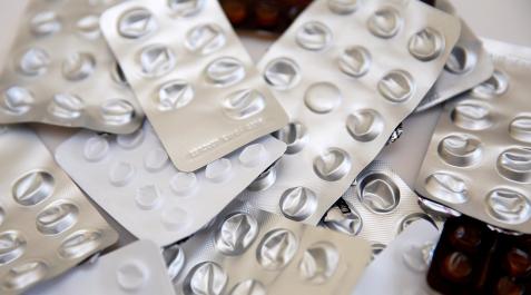 Fármacos Imagen de varios blíster que contenían medicamentos
