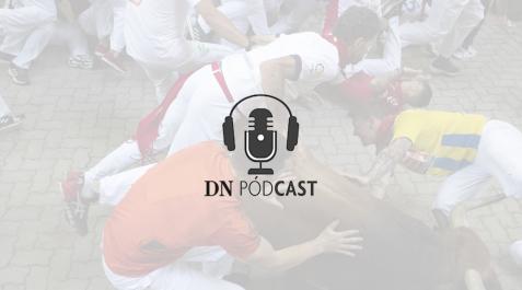 Imagen del encierro de los Cebada Gago en 2022 San Fermín