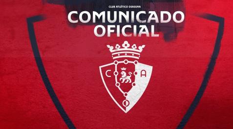 OsasunaComunidado Comunicado oficial de Osasuna