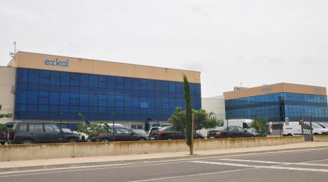 Vista de la planta Exkal de Marcilla que ampliará en breve sus instalaciones Foto de la vista de la planta Exkal de Marcilla que ampliará en breve sus instalaciones