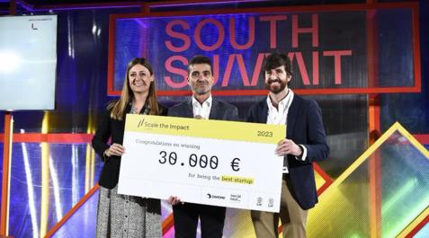 nucaps Entrega del premio a Nucaps en el marco del ‘Demo Day’ del programa 'Scale the impact' en el marco de South Summit Madrid 2023