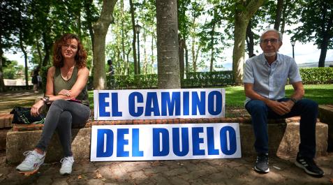 goizargi2 Mila Berruete y Joaquín Buil, voluntarios de la entidad, compartieron sus experiencias sobre el duelo
