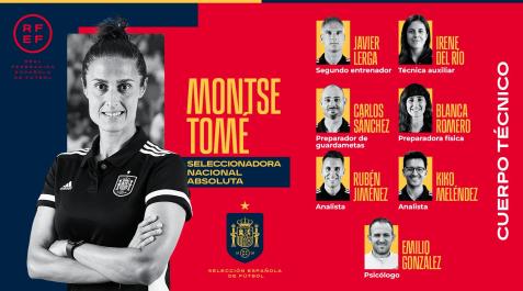 staff selección femenina Cuerpo técnico de la selección absoluta femenina de fútbol