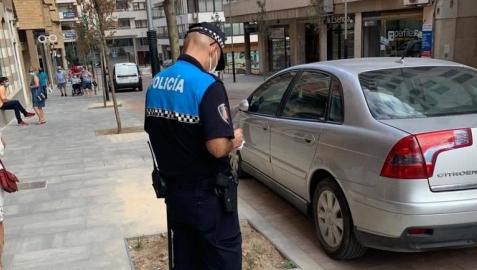 Un agente de la Policía Local de Tudela