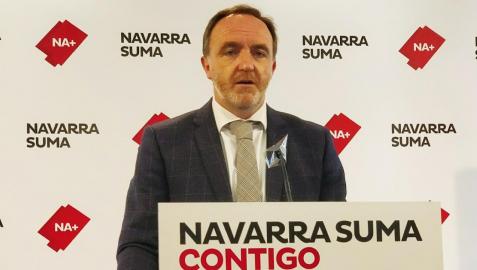 Javier Esparza, presidente de UPN y portavoz de NA+, en una imagen de archivo