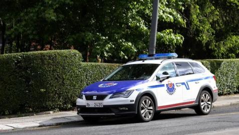 Un coche de la Ertzaintza