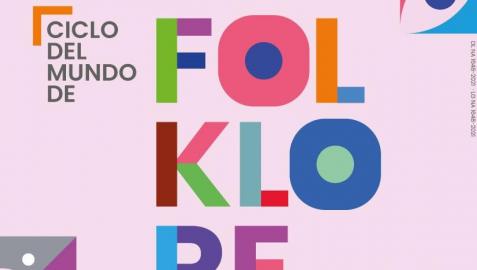 Cartel del ciclo Folklore del Mundo