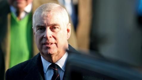 El príncipe Andrés de Inglaterra