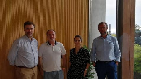 Integrantes del comité de selección de guiones del IX Certamen de cortometrajes Navarra, Tierra de Cine
