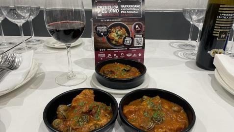 La XX Semana de la Cazuelica y el vino de Navarra se celebrará del 1 al 10 de octubre