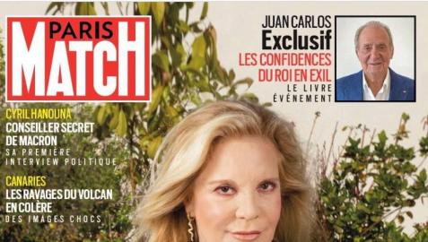 Portada de ’Paris Match’, con la exclusiva del rey emérito