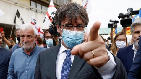 Puigdemont en Cerdeña