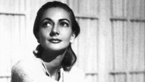 María Luisa Elío, escritora y actriz, en una foto de su juventud