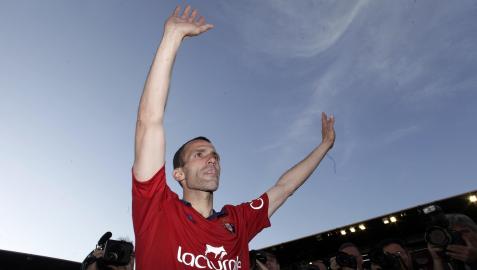 Despedida y último partido de Patxi Puñal como jugador de Osasuna