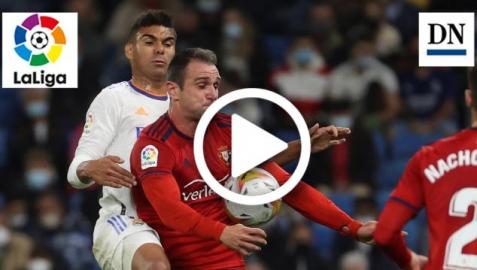 Kike García y Casemiro, en el Santiago Bernabéu