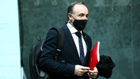 El portavoz de Navarra Suma, Javier Esparza