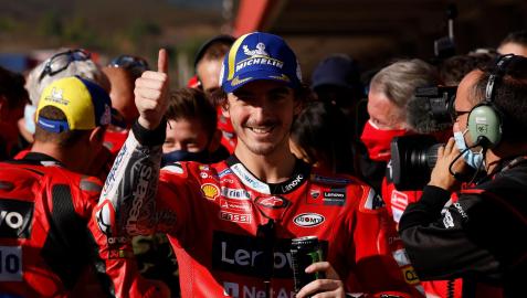 bagnaia Francesco Bagnaia celebra la
