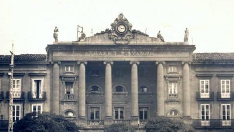 El Teatro Principal de Pamplona, lugar donde se vio por primera vez imagen en movimiento