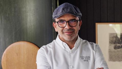 JesusSanchez El chef navarro Jesús Sánchez en su nuevo restaurante en Madrid, 'Aós', que abre sus puertas el 12 de noviembre