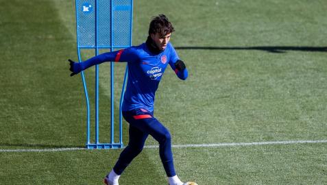 joao felix Joao Félix, en un entrenamiento con el Atlético de Madrid