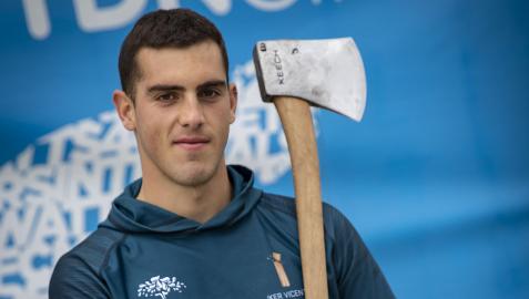 Iker Vicente, el pasado martes en TDN donde se entrena habitualmente Iker Vicente, el pasado martes en TDN donde se entrena habitualmente