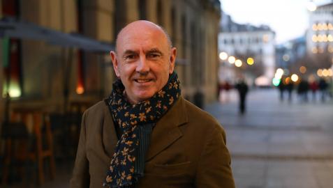 El director y productor de documentales y autor de libros sobre el terrorismo de ETA, Iñaki Arteta Orbea, ayer en Pamplona. El director y productor de documentales y autor de libros sobre el terrorismo de ETA, Iñaki Arteta Orbea, ayer en Pamplona.