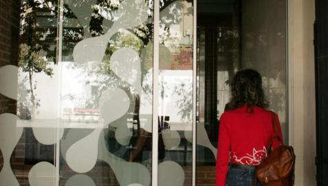 En una oficina de empleo de Pamplona