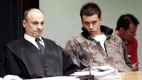 Imágenes del juicio por el crimen de Asier Lavandera en enero de 2010 en Lekunberri