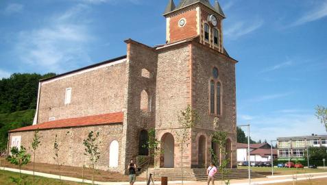 La iglesia del antiguo colegio de Lekaroz será un vivero de empresas