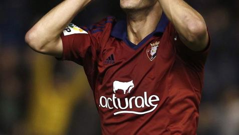 Imágenes correspondientes al encuentro entre rojillos y madrileños disputado en el estadio El Sadar con victoria local con goles de Oier, Oriol Riera y Roberto Torres.