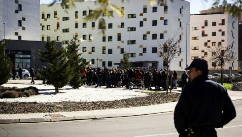 Nueva protesta en Alcorcón contra la privatización del servicio de basuras
