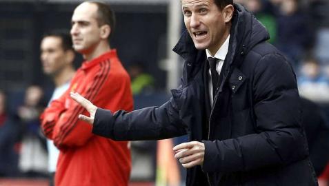 Javi Gracia valora los tres puntos en un encuentro