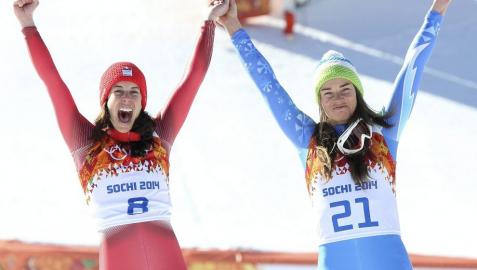 Maze y Gisin hacen historia al compartir oro olímpico en esquí