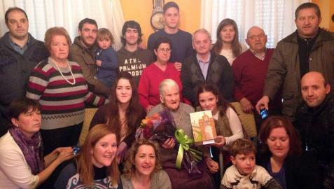 Marina Butrón cumple 100 años