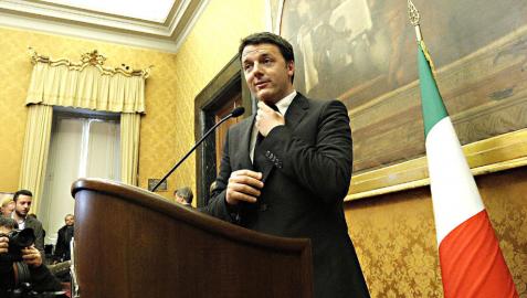 Renzi prevé presentar su Gobierno este sábado y ser investido el lunes