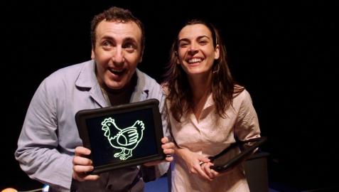 Teatro con 'La piel de gallina' en Burlada