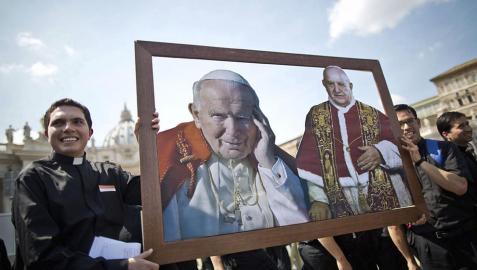 El Vaticano canoniza este domingo a dos de sus papas más recientes