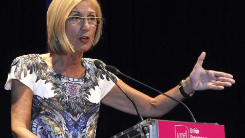 Rosa Díez, convencida de que UPyD decidirá cómo se gobierna en España