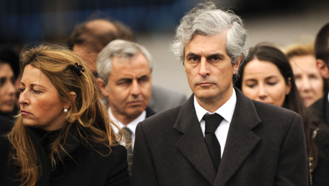 Adolfo Suarez Illana., junto a su mujer