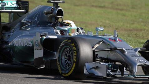 El británico Lewis Hamilton marcó el mejor tiempo El británico Lewis Hamilton marcó el mejor tiempo