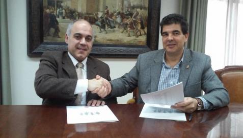 De izda. a dcha., Eradio Ezpeleta y Luis Casado.